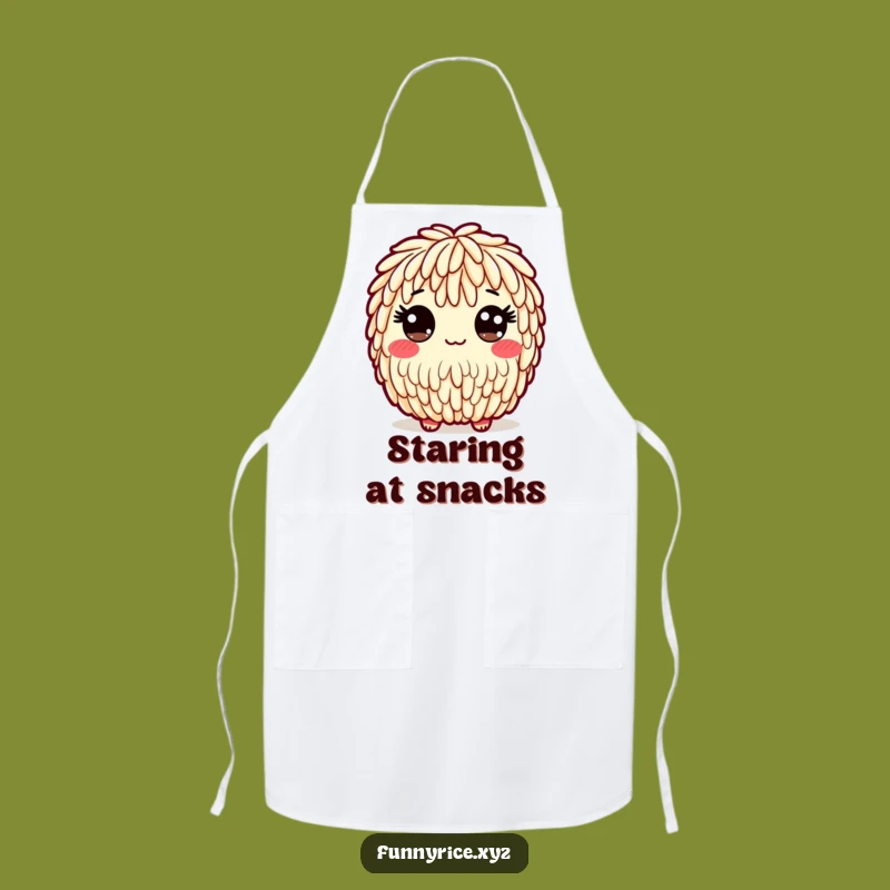 Funny Wide-Eyed Rice Apron: Cook with Innocent Fun