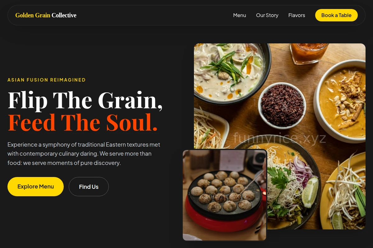 Tasting Asian Fusion Food