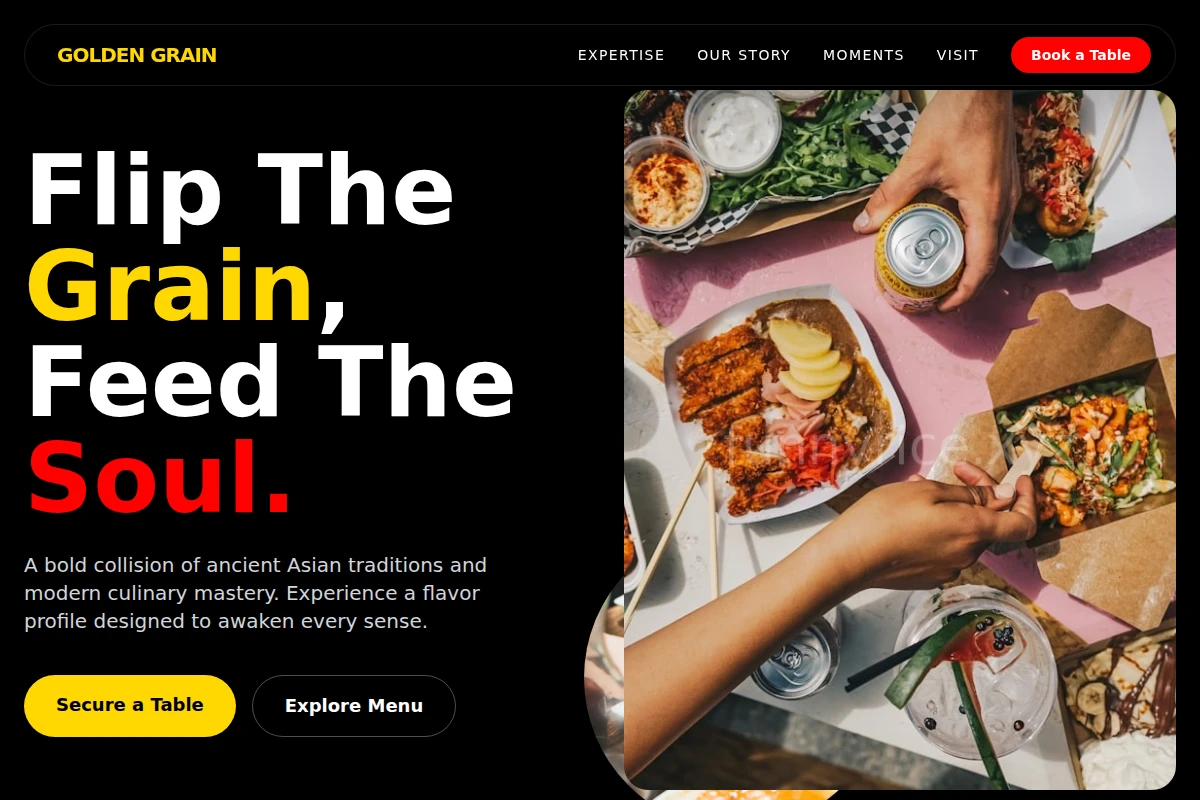 Sweet Asian Fusion Food