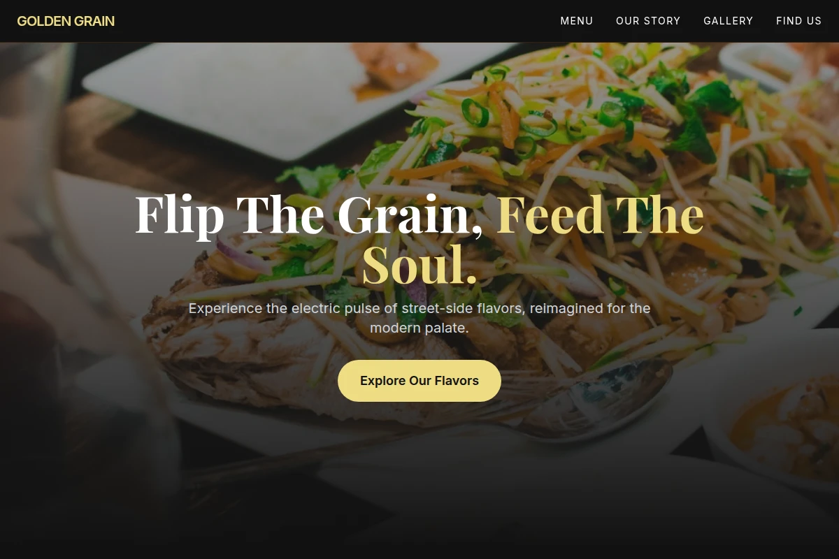 Street Asian Fusion Food