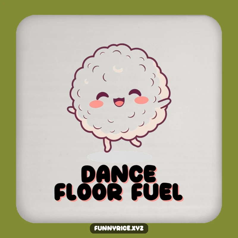 Funny Dancing Rice Coasters: Protect Surfaces with Fun, Humorous Bar Gift