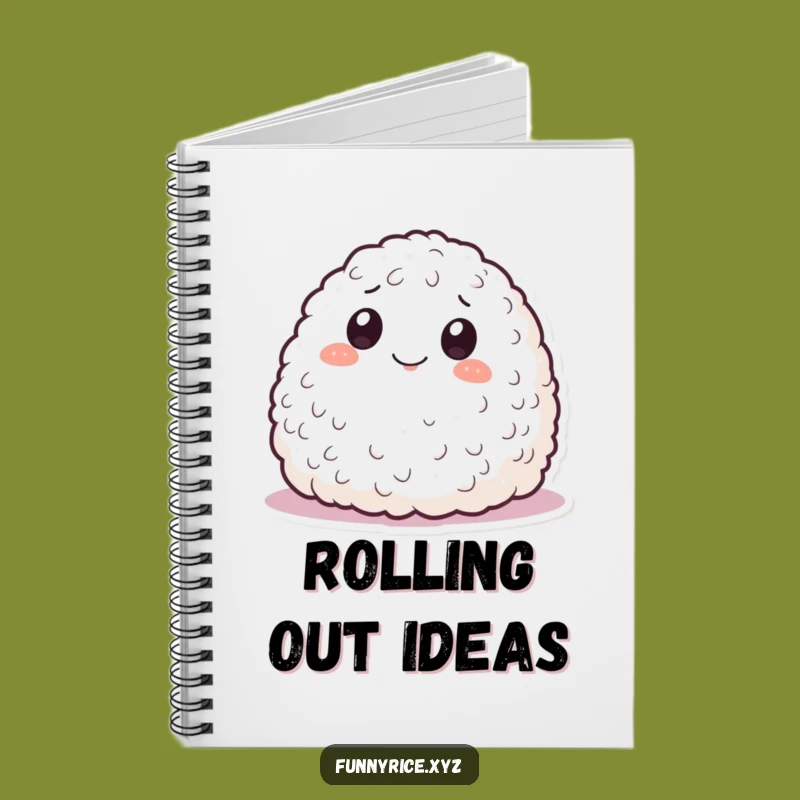 Funny Rolling Rice Notebook: Jot Down Playful Ideas, Perfect Humorous Gift