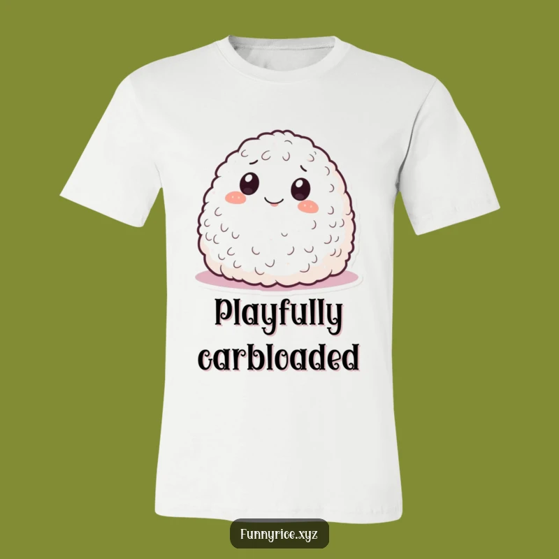 Funny Rolling Rice T-Shirt: Wear Your Playful Side, Ideal Humorous Gift