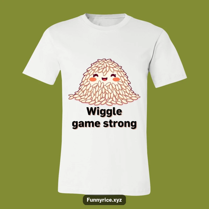 Funny Synchronized Wiggle Rice Grains T-Shirt - Wear Your Groovy Vibe