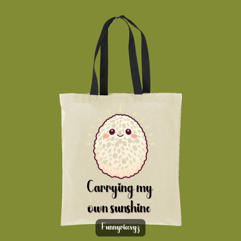 Funny Bright Rice Grain Tote Bag: Carry Your Humor in Style